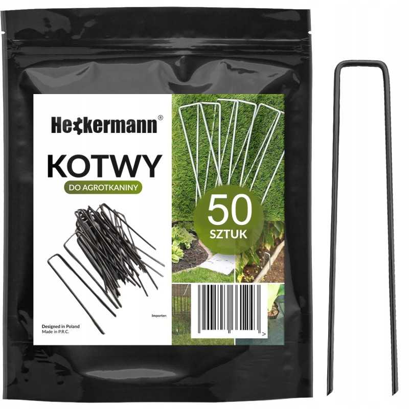 Metaliniai kaiščiai inkariniai kaiščiai agrotekstilei agritekstilei 4x15cm 100vnt