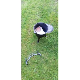 Medžioklinis katilas, ketaus puodas, 8 litrai