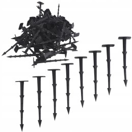 100vnt kaiščiai agrotekstilei 12cm agrotekstilės inkariniai kaiščiai agrotekstilei