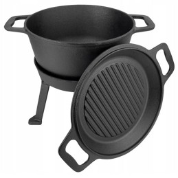 Ketaus virdulys 8l su grilio dangteliu