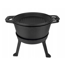 Ketaus virdulys 8l su grilio dangteliu