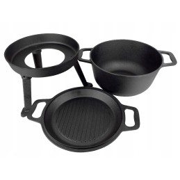 Ketaus virdulys 8l su grilio dangteliu