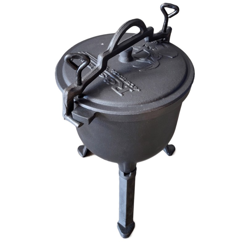 Emaliuotas puodas, 8l, ketaus medžioklės puodas kepsniams