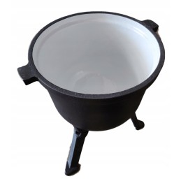 Emaliuotas puodas, 8l, ketaus medžioklės puodas kepsniams