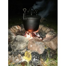 Emaliuotas puodas, 8l, ketaus medžioklės puodas kepsniams