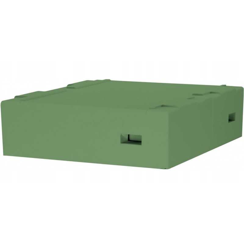 Aukštas stogelis su ventiliacija, dd, ln, ap, wl, 12 rėmų. , celadon - premium
