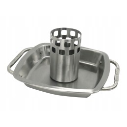 Broil king vištienos stovas su kepimo skarda