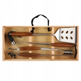 Kepsninės komplektas dėžutėje, mentelė, žnyplės, mustango šepetys