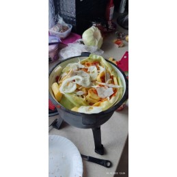 Ketaus katilas, emaliuotas puodas, 5l
