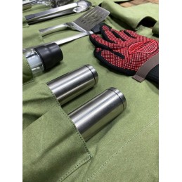 Grilio įrankių tvarkyklė, žalia