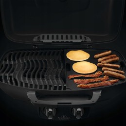 Dvipusė ketaus plokštė nešiojamam griliui napoleon travelq 285 riebalai