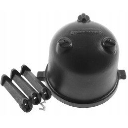 Ketaus emaliuotas medžioklinis puodas 8l puodas laužui mk204 2in1