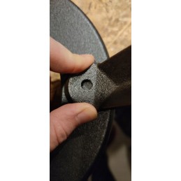 Medžioklinis katilas kepsniams 8l, ketaus, emaliuotas, mk304, Rossner grilis