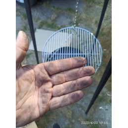 ⭐ Sodo kepsninė su anglimis, stabilus trikojis, 2 viename laužavietė ⭐