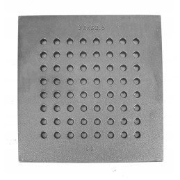 Pilkos ketaus židinio grotelės