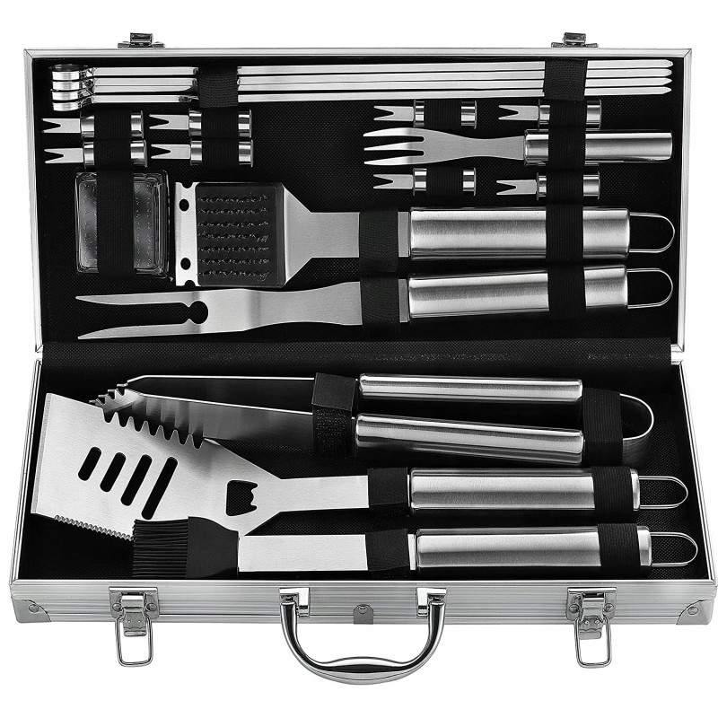 20 įrankių viename – jūsų kepimo ant grotelių rinkinys!