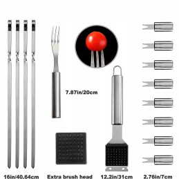 20 įrankių viename – jūsų kepimo ant grotelių rinkinys!