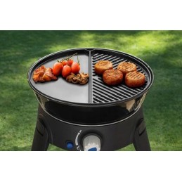 Sklandžiai briaunota grilio plokštė, grotelės oe28 cm, safari chef 30 cadac