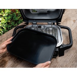 Ninja xskgridplteuk plokščia malkinės ugnies plokštė, suderinama su elektros tinklu