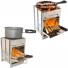 Mobili kelioninė kepsninė stovyklavimui maiše