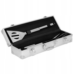 Nerūdijančio plieno grotelių rinkinys su graviravimu