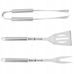 Nerūdijančio plieno grotelių rinkinys su graviravimu