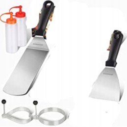 Kepsninės komplektas, aukščiausios kokybės nerūdijančio plieno krepšys, 6 dalys, dovana