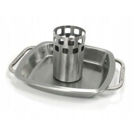 Broil king vištienos stovas su kepimo skarda