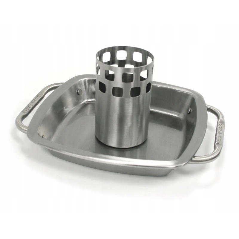 Broil king vištienos stovas su kepimo skarda