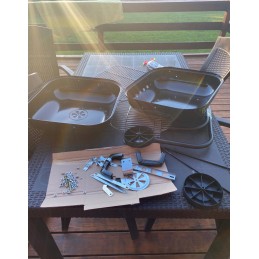 Nd32_gq7 gq7 sulankstomos sodo grotelės ant hq ratų