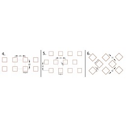 Plazminiu būdu pjaustytos karščiui atsparios plieninės grotelės, matmenys 38x30 cm, storis 10 mm.