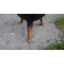 Ketaus katilas, emaliuotas, medžioklinis puodas, grilis, 5l, nemokamas ugnies paleidiklis, MK102