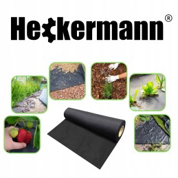 Agrotekstilė nuo piktžolių matinė juoda UV agrotekstilė 1,6x10m 50g/m2 storio