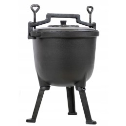 Ketaus medžioklinis virdulys, 4 litrai