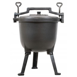 Ketaus medžioklinis virdulys, 4 litrai