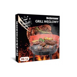 Apvalios turistinės anglies kepsninės su reguliuojamomis grotelėmis