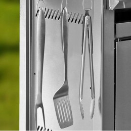 Santos 3 dalių nerūdijančio plieno grilio rinkinys