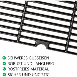 Ketaus grotelės 43 x 63 cm, skirtos Enders Boston 3 Monroe Pro 3