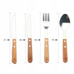 Pikniko kepsninių stalo įrankių rinkinys 4 žmonėms laguiole