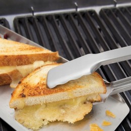 Baron broil king kepsnių rinkinys, šepetys, mentelė, žnyplės, šepetys