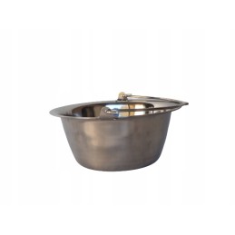 Tvirtas inox pakabinamas puodas, komplektas, 14l, dangtis