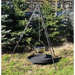 Tvirtas inox pakabinamas puodas, komplektas, 14l, dangtis