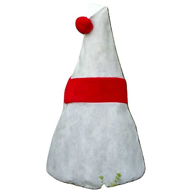 Apsauginis gaubtas, baltas ir raudonas dangtelis