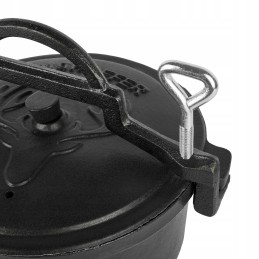 Emaliuotas ketaus puodas troškiniams, keptai mėsai, 8 litrai