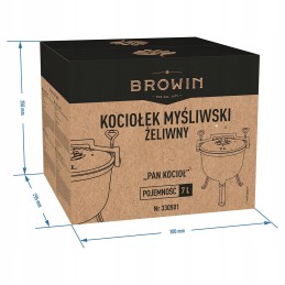 Ketaus medžioklinis puodas, 7l, laužui, vengriški kepsniai