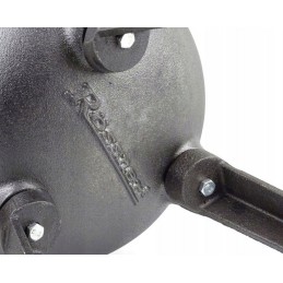 Tvirtas didelis ketaus medžioklinis laužo katilas