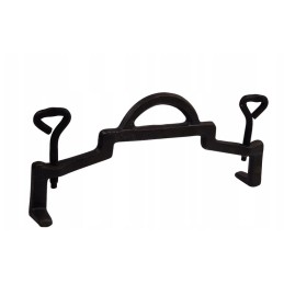 Tvirtas didelis ketaus medžioklinis laužo katilas