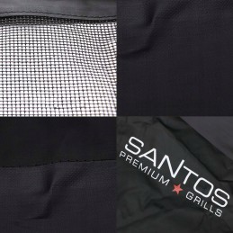 Santos grilio dangtis, PVC/poliesteris, 148 x 45 x 90,1 cm