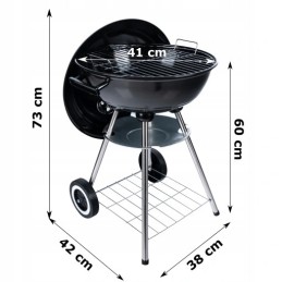 ⭐⭐BBQ grilio virdulys sodo anglis briketams, uždaras, dangtelis, lentyna⭐⭐