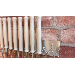 Wp šakės laužo lazdos 10 nerūdijančio plieno rankena 100